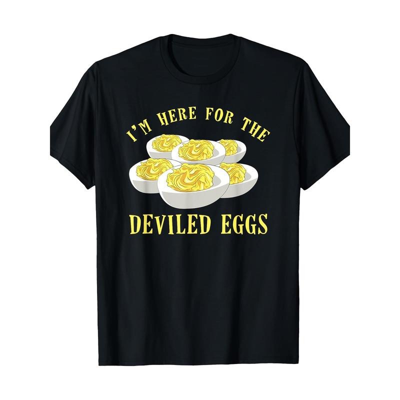 Deviled Egg Funny Food Gift 100% Cotton T-Shirt made in usa Hoodie Sweatshirt | PrintMintTees.com