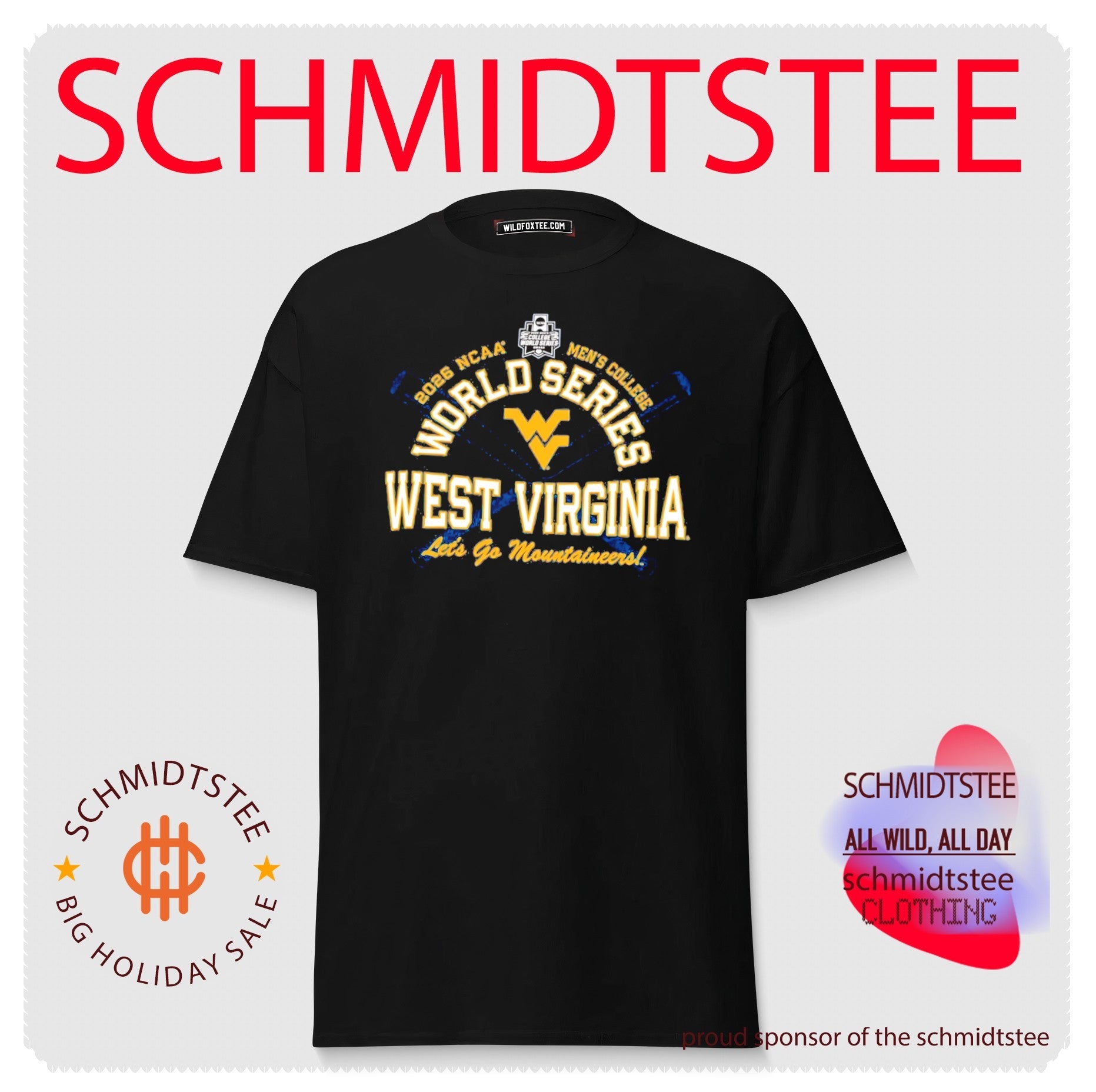 West Virginia Let’s go Mountaineers 2026 NCAA Men’s College World Series shirt