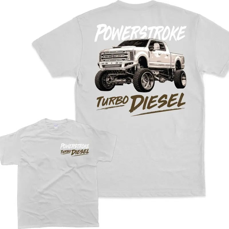 Diesel Power Stroke Coal Rolling Turbo Diesel Truck Uruguay T-Shirt Top Hoodie Sweatshirt | PrintMintTees.com