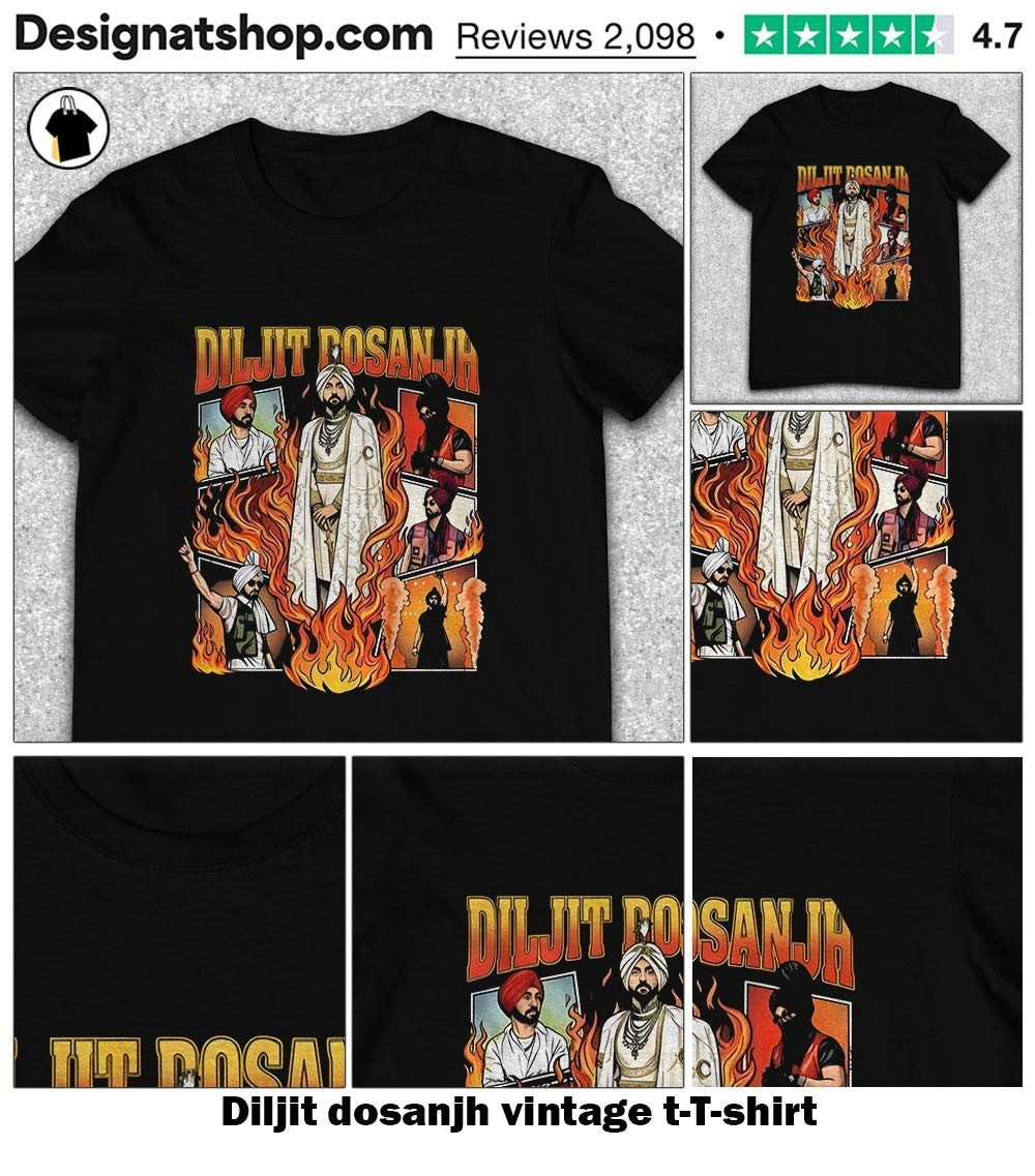 Diljit dosanjh vintage t-shirt