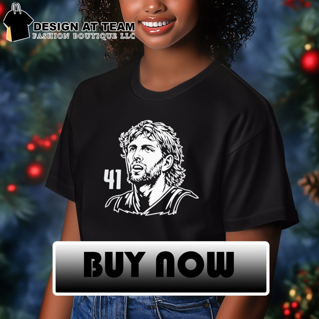 Dirk Nowitzki 41 Dallas Mavericks Basketball NBA 2026 shirt