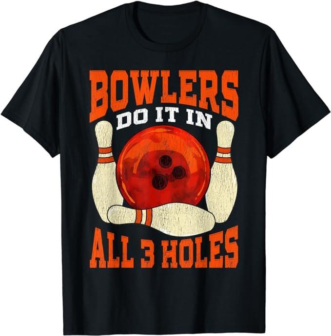 Dirty Humor T-Shirt For Men, Funny Bowling Dirty Humor T-Shirt Menswear Casual Cotton Top Basic Hoodie Sweatshirt