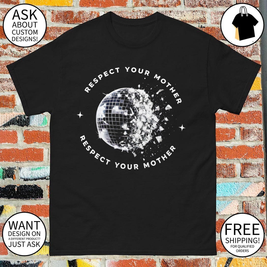 Disco Ball Respect Your Mother Concert vintage shirt