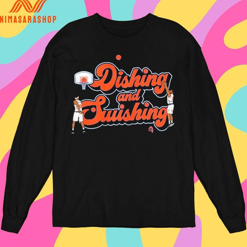 Dishing And Swishing Basketball Shirts