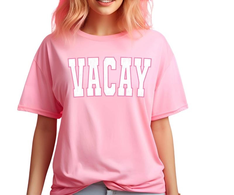Distressed Vacay Print Comfort colors Tee shirt Hoodie Sweatshirt | PrintMintTees.com