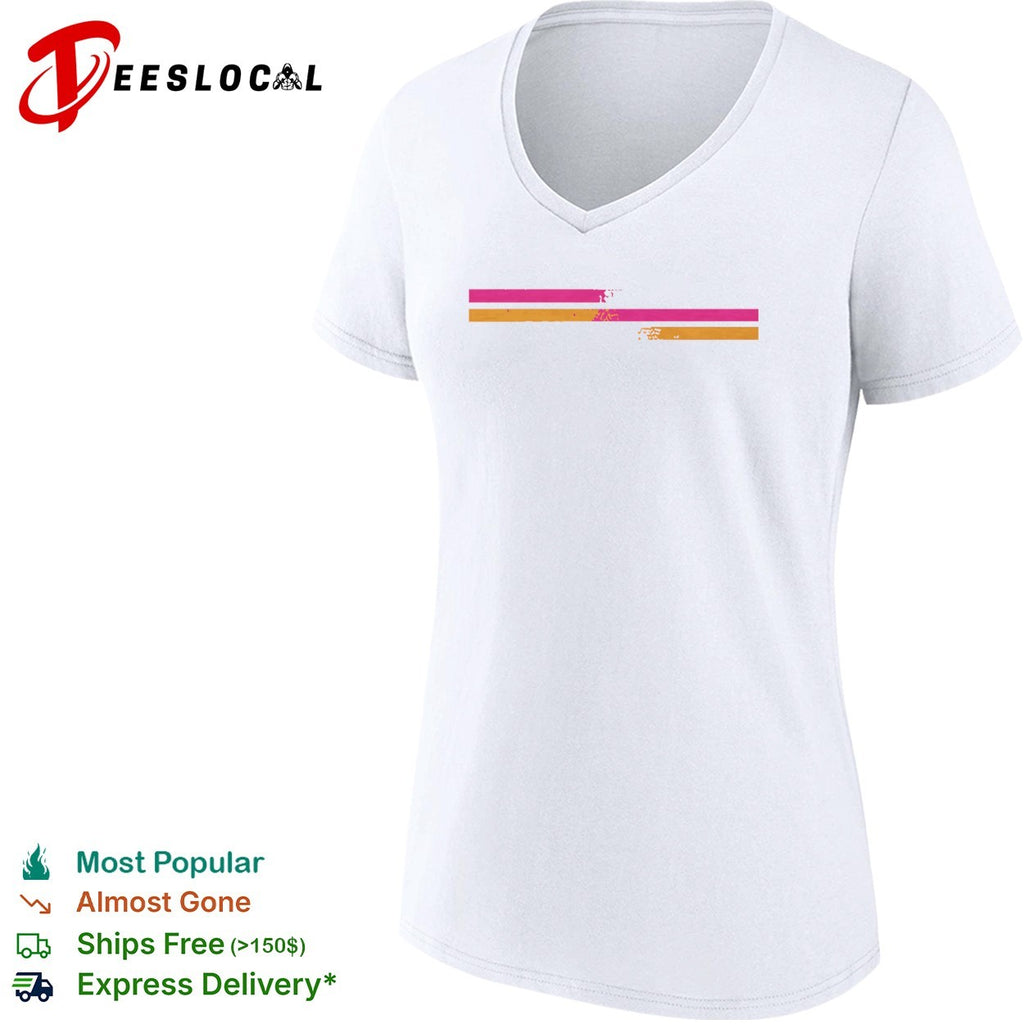 Distressed minimal sunset shirt