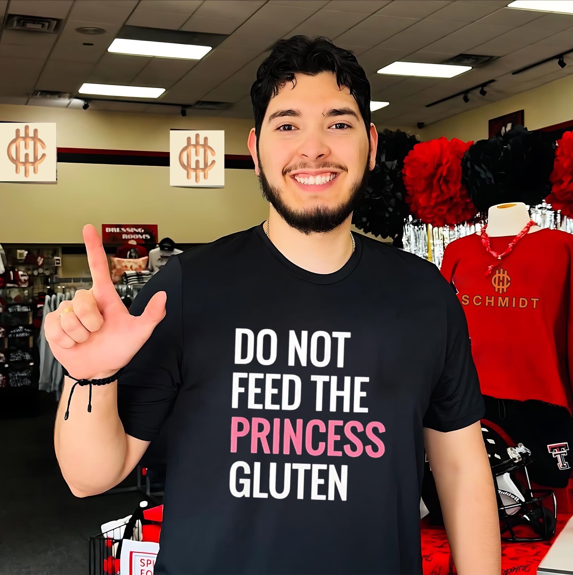 Do Not Feed the Princess Gluten celiac disease shirt