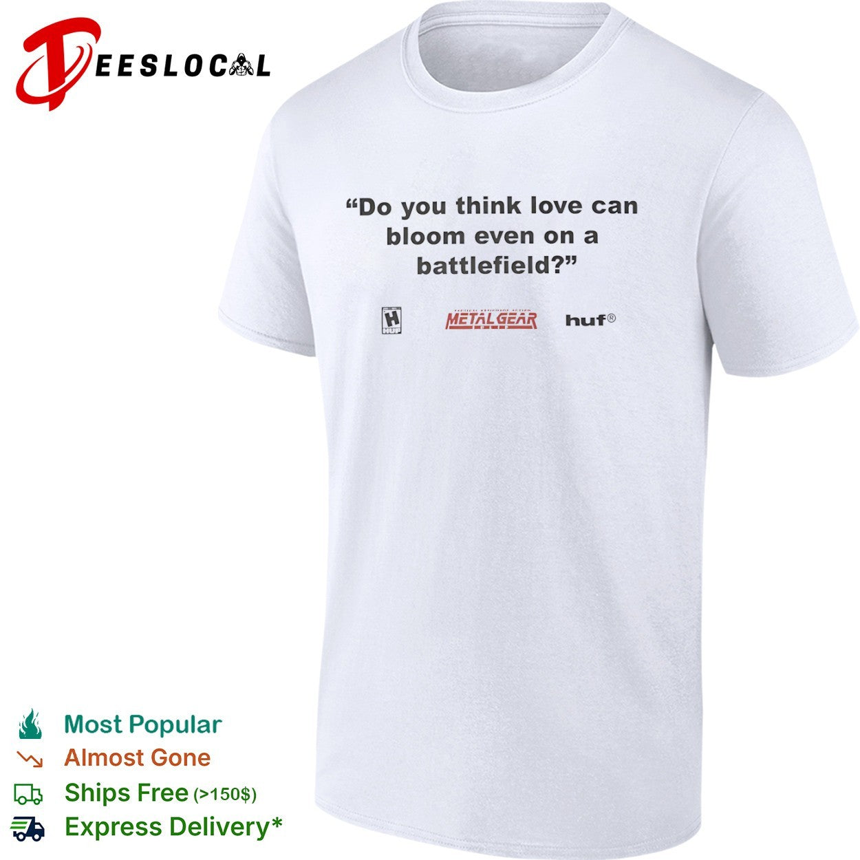 Do you think love can bloom even on a battlefield shirt