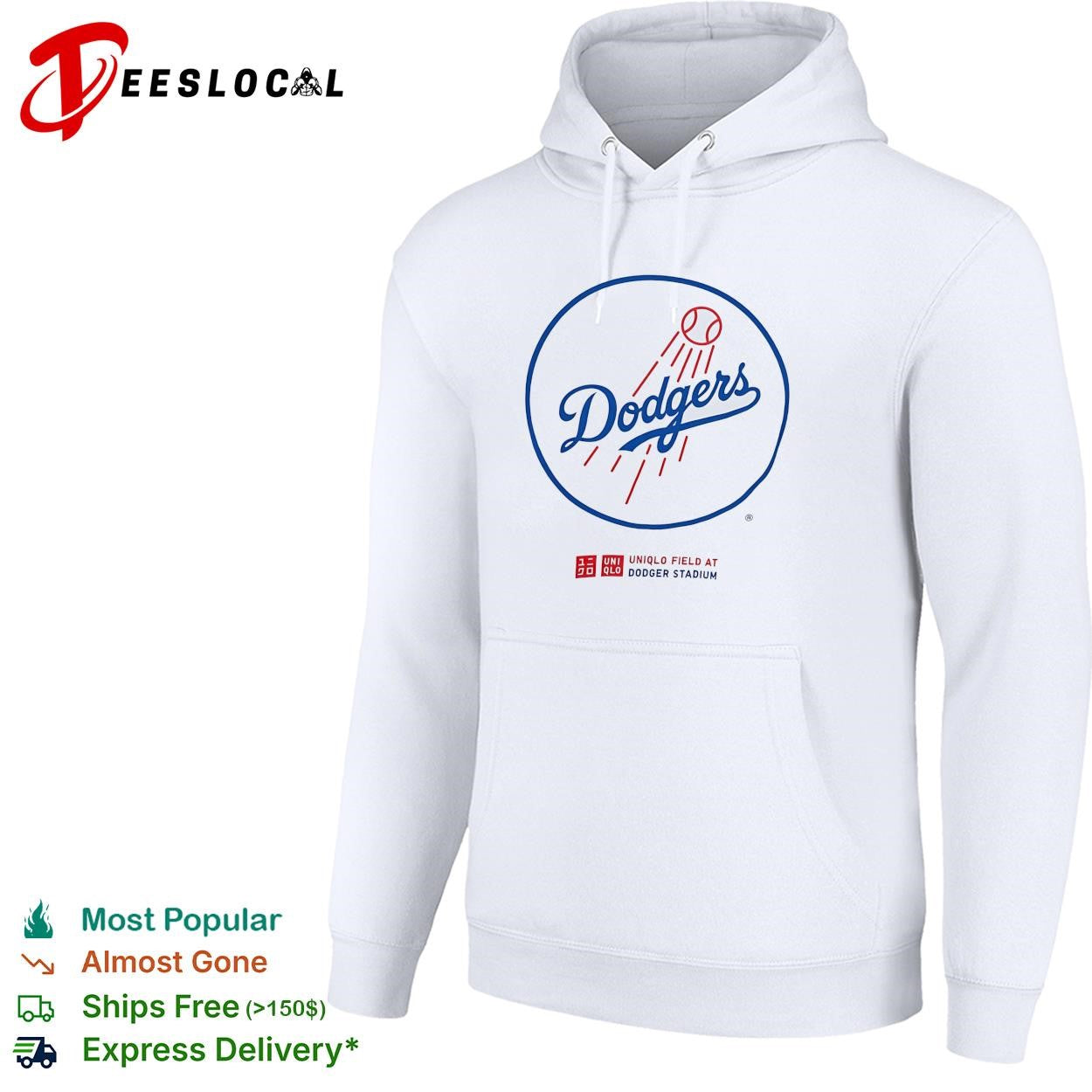 Dodgers logo Uniqlo Field at Dodger Stadium shirt