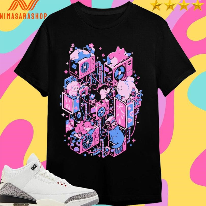 Dog Alley Pixel Eye Bat Shirts