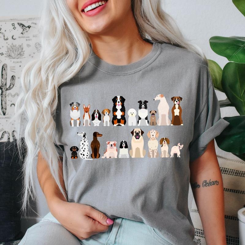 Dog Breeds Farm Animal Lover T-Shirt Hoodie, Sweatshirt | PrintMintTees.com