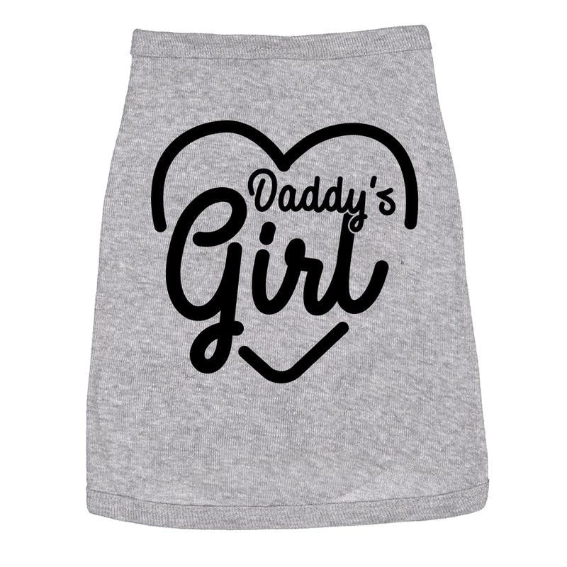 Dog Shirt Daddys Girl Cute Clothes For Family Pet Dad Joke Shirt For Dogs Funny Dog Puppy Shirt Light Grey Hoodie Sweatshirt