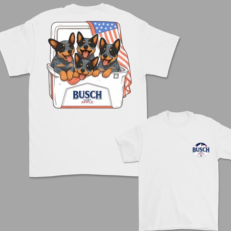 Dogs Beer Tees, Dog Lover T-Shirt Blue Heeler T-shirt, Perfect Beer And Dog T-shirt For Women, For Men Hoodie Sweatshirt