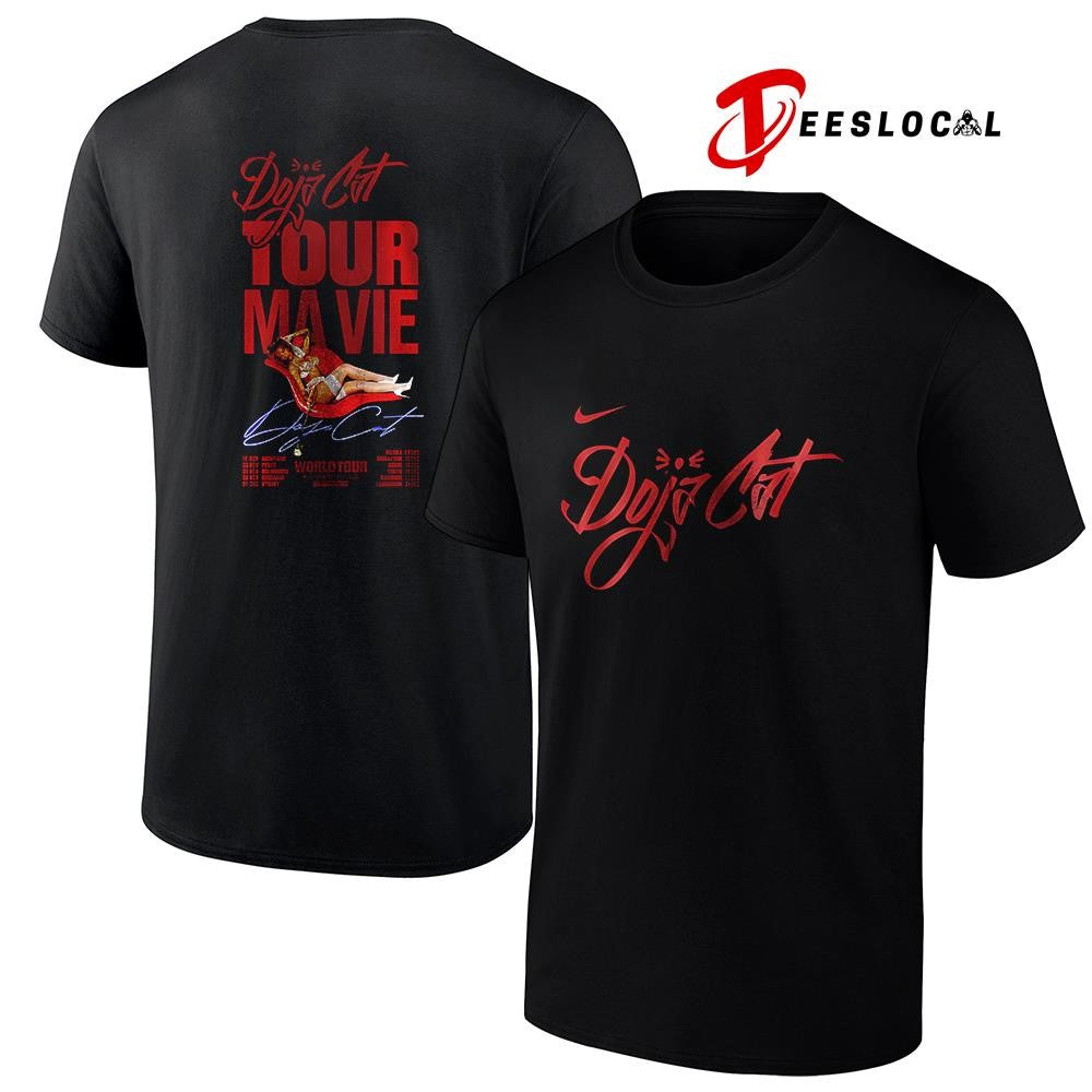 Doja Cat Ma Vie world tour 2026 signature shirt