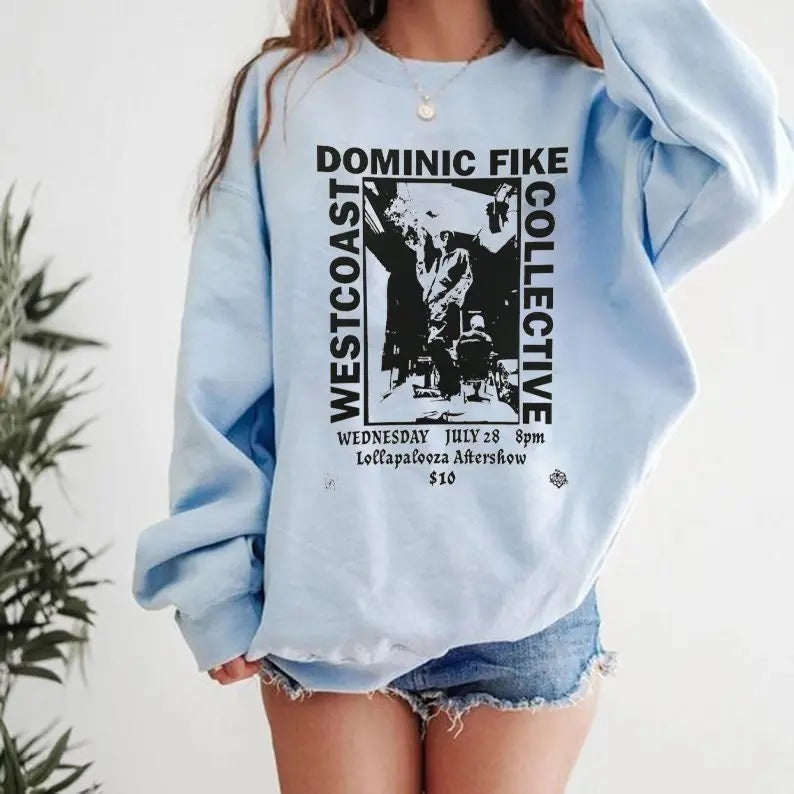 Dominic Fike Sunburn Tour album track list Sweatshirt, Rock Music Band Shirt Hoodie | PrintMintTees.com