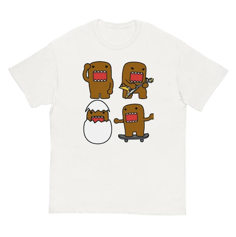 Domo Monsters Shirt, Domo Kun Face T-Shirt, Monster Eyes mouth shirt, Cartoon graphic, AWESOME GIFT Menswear Top Hoodie...
