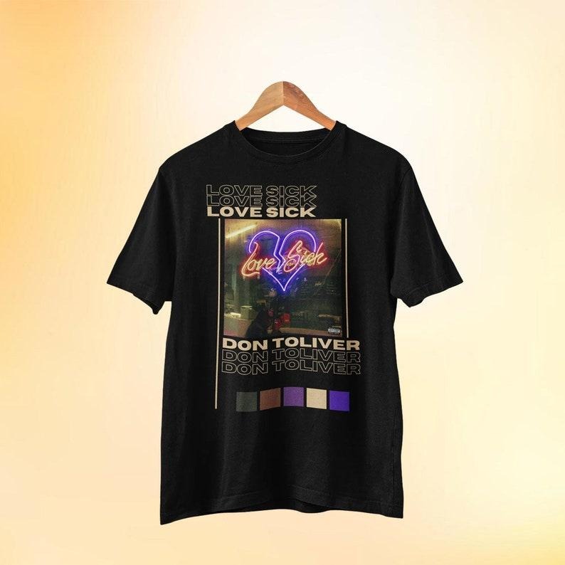 Don Toliver Shirt, Don Toliver Tee, Love Sick Album Shirt, Don Toliver Graphic Tee, Love Sick Album Tee, Don Toliver Love...