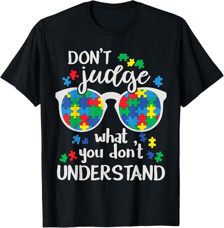 Don't Judge Understand Love Autistic Kids Autism Awareness T-Shirt Hoodie Sweatshirt | PrintMintTees.com