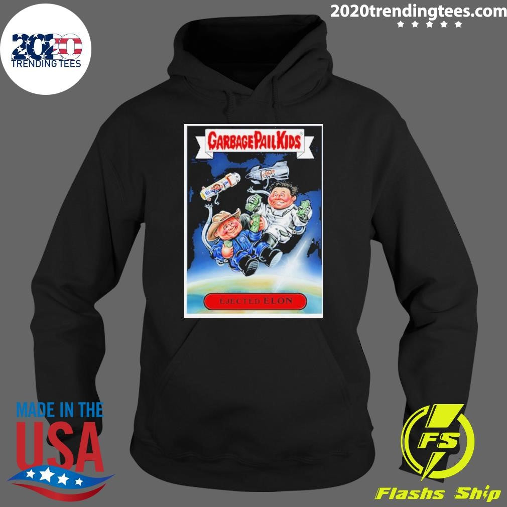 Donald Trump And Elon Musk Garbage Pail Kids Ejected Elon Shirt
