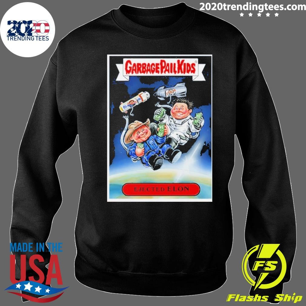 Donald Trump And Elon Musk Garbage Pail Kids Ejected Elon Shirt