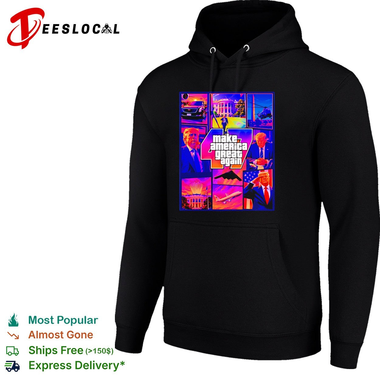 Donald Trump Make America Great Again GTA 47 vintage shirt