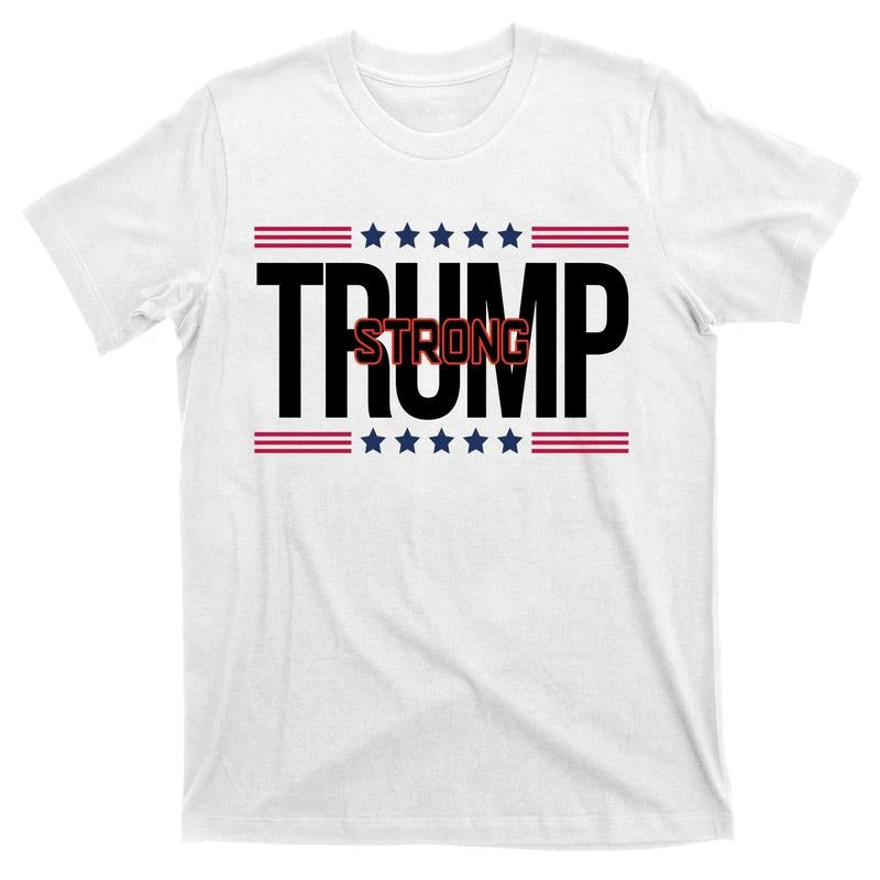 Donald Trump Strong Take America Back 2024 Rally Support T-Shirt Hoodie Sweatshirt | PrintMintTees.com