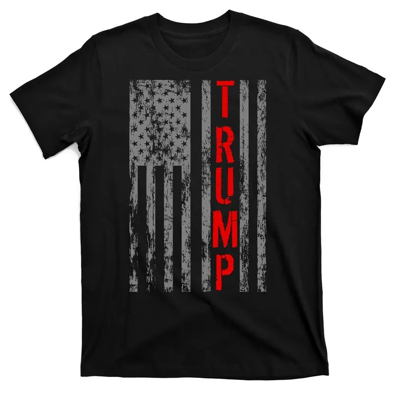 Donald Trump Vintage USA Flag T-Shirt Menswear Top Hoodie Sweatshirt | PrintMintTees.com