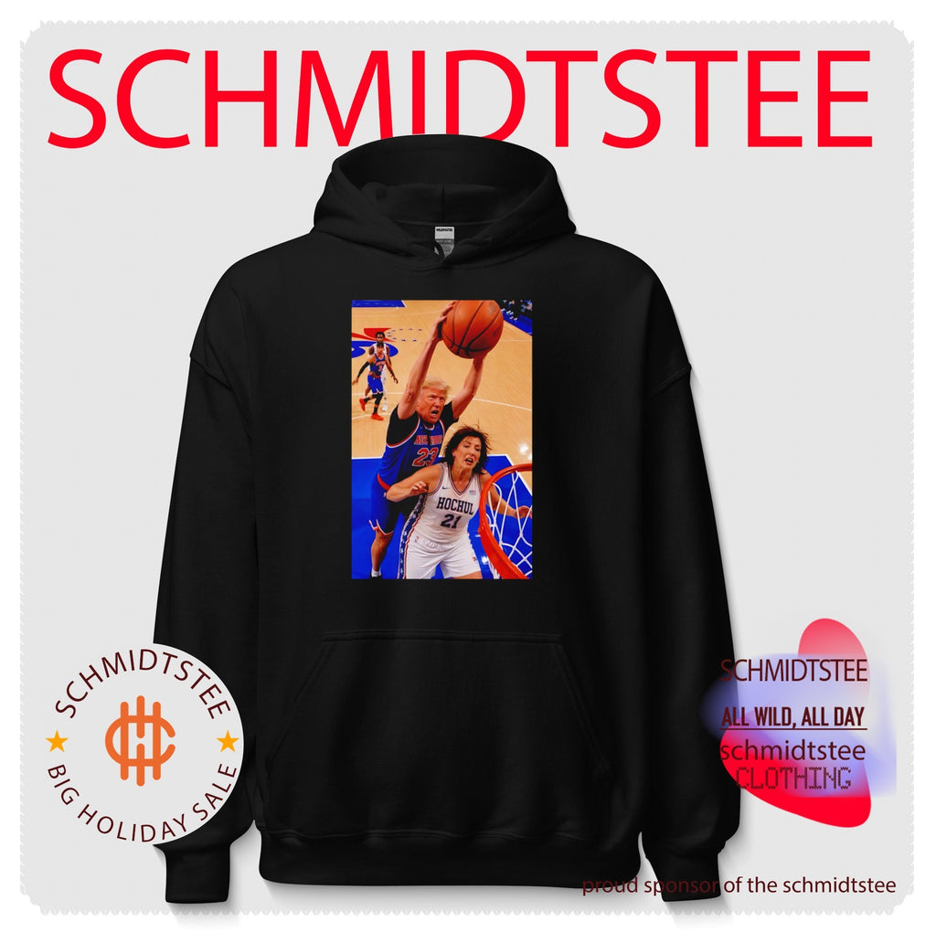 Donald Trump slam dunk Kathy Hochul New York Knicks Basketball court game shirt