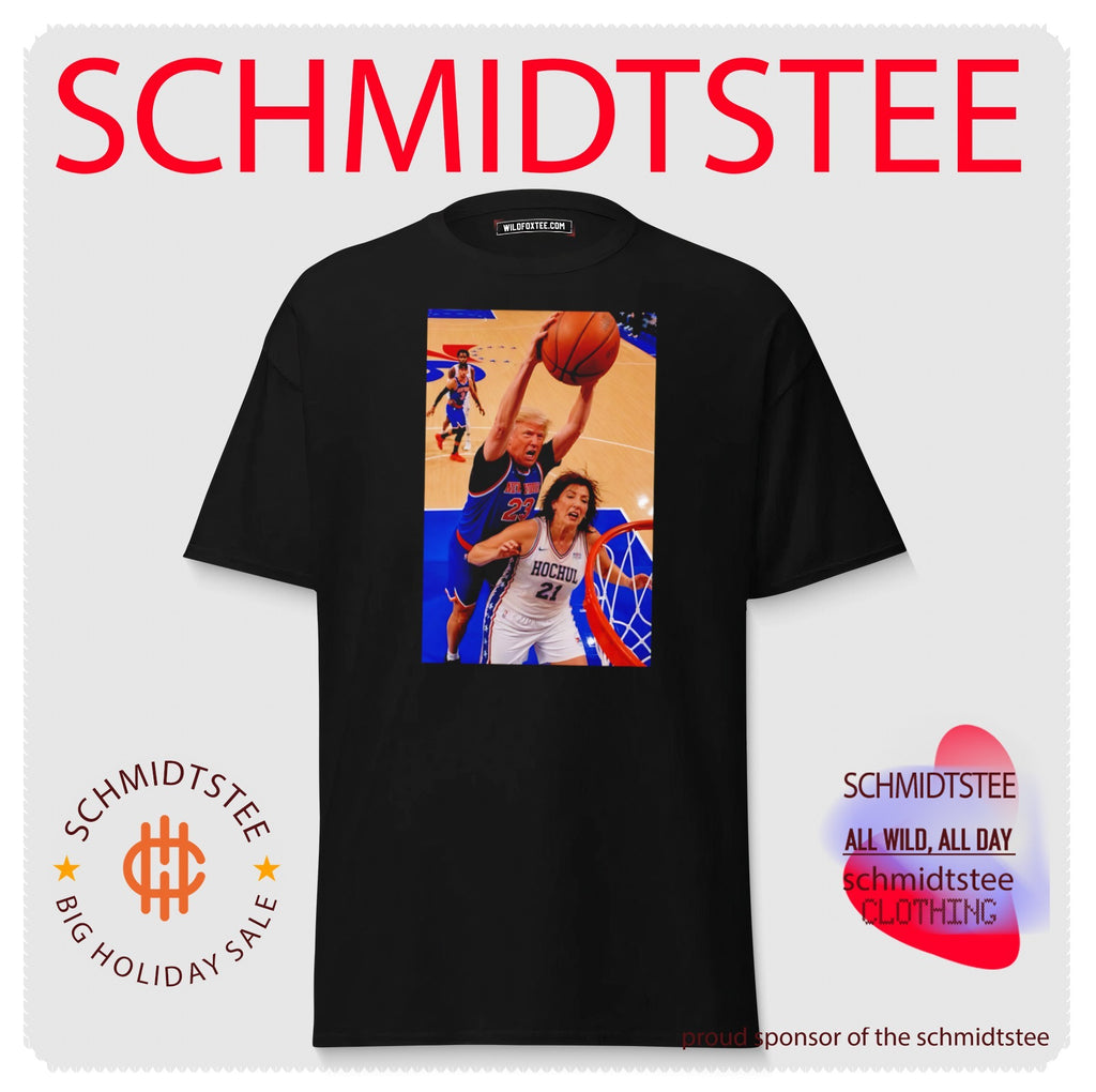 Donald Trump slam dunk Kathy Hochul New York Knicks Basketball court game shirt