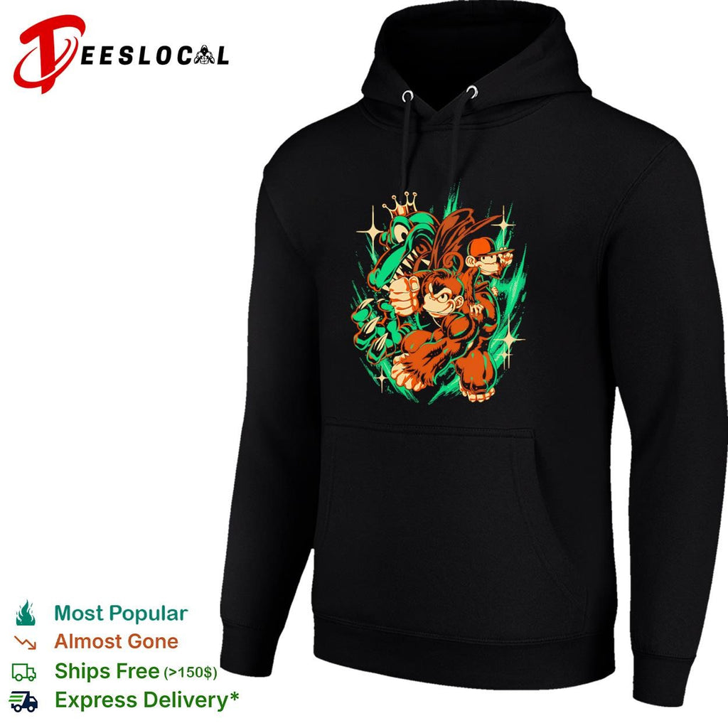 Donkey kong country with a punch like that shirt