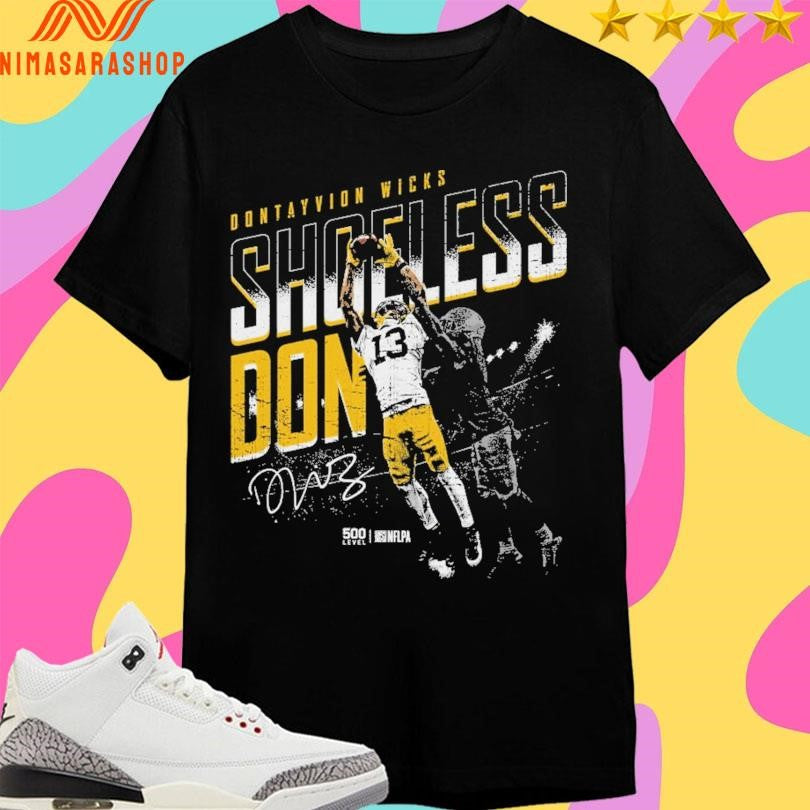Dontayvion Wicks Shoeless Don Green Bay Packers Shirts
