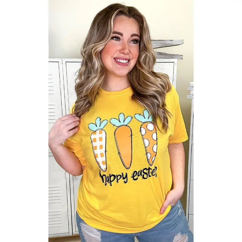 Doodle Carrots Happy Easter Graphic Shirt Hoodie Sweatshirt | PrintMintTees.com