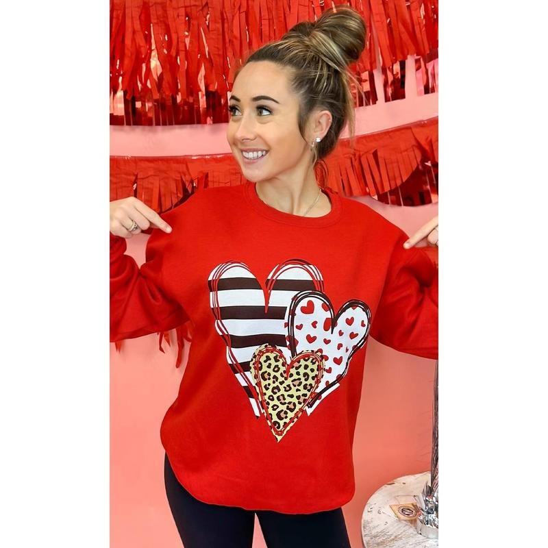 Doodle Heart Valentine Sweatshirt Shirt Hoodie | PrintMintTees.com
