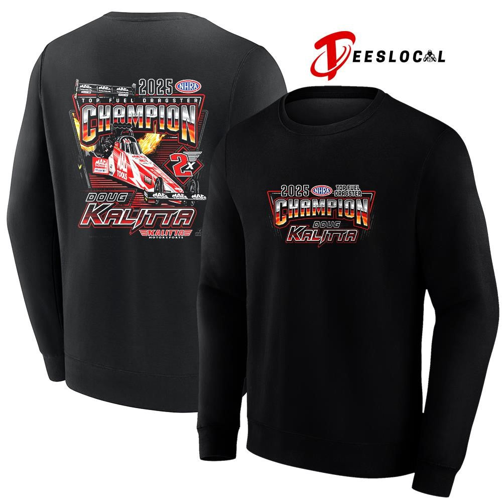 Doug Kalitta Top Fuel Dragster champion car racing shirt