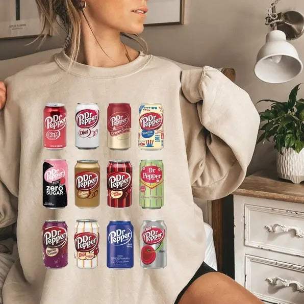 Dr Pepper Sweater, Dr. Pepper Sweatshirt Shirt Hoodie | PrintMintTees.com