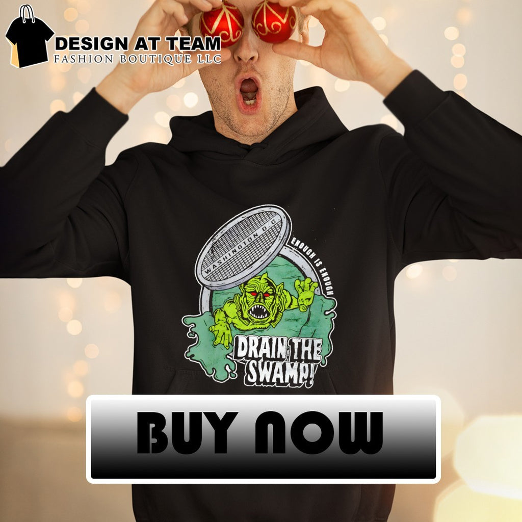 Drain the Swamp Lincoln Algae Satire enough is enough Washington DC shirt