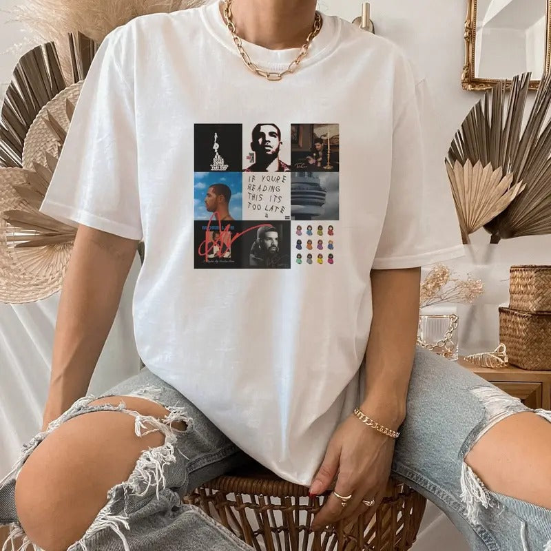 Drake Album Tee Shirt, Vintage Drake T-Shirt, Drake Tour Tee Shirt, Drake Take Care Sweatshirt, Vintage Drake Rapper...