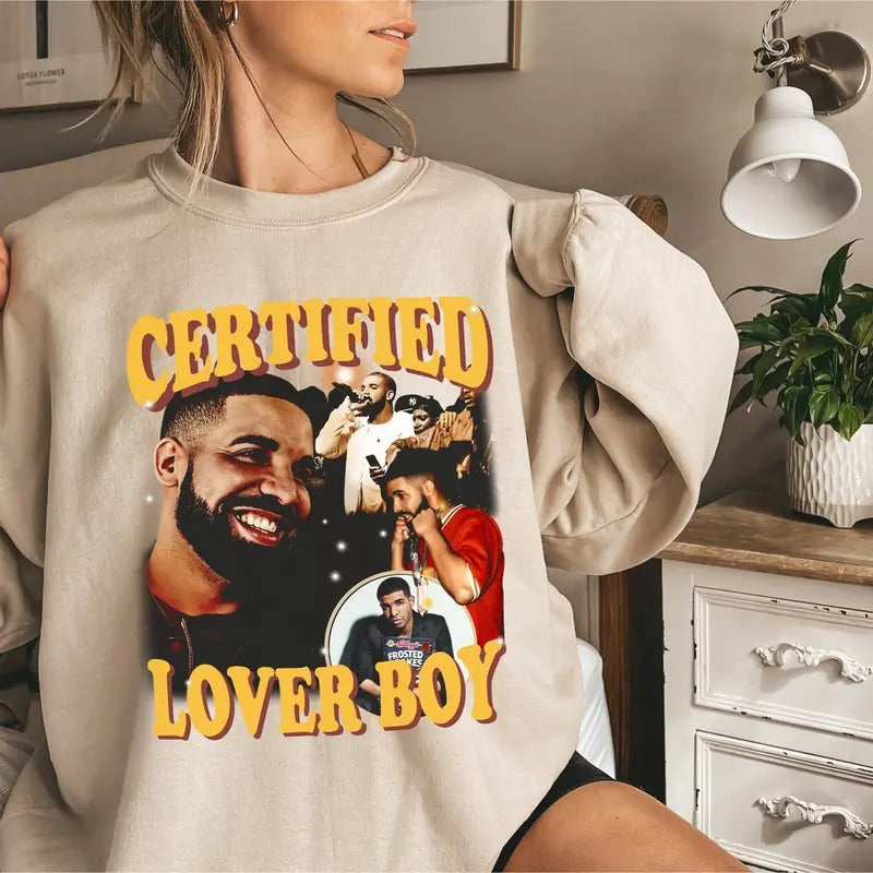 Drake Certified Lover Boy Sweatshirt, Vintage Drake Tee Shirt, Vintage Drake Album T-Shirt, Drake Take Care Sweater,...