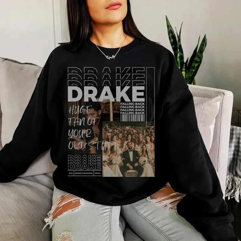 Drake Champagne Papi T-Shirt, Vintage Drake T-Shirt, Drake Tour Tee Shirt, Vintage Drake Concert Tee, Drake Huge Fan Of...