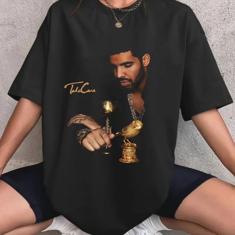 Drake Take Care Tee Shirt, Vintage Drake T-Shirt, Drake Tour Tee Shirt, Drake Take Care Sweatshirt, Vintage Drake Rapper...