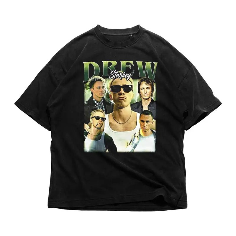 Drew Starkey Bootleg T-shirt Unisex For Woman And Man Cotton Long Sleeve Top Womenswear Hoodie Sweatshirt | PrintMintTees.com