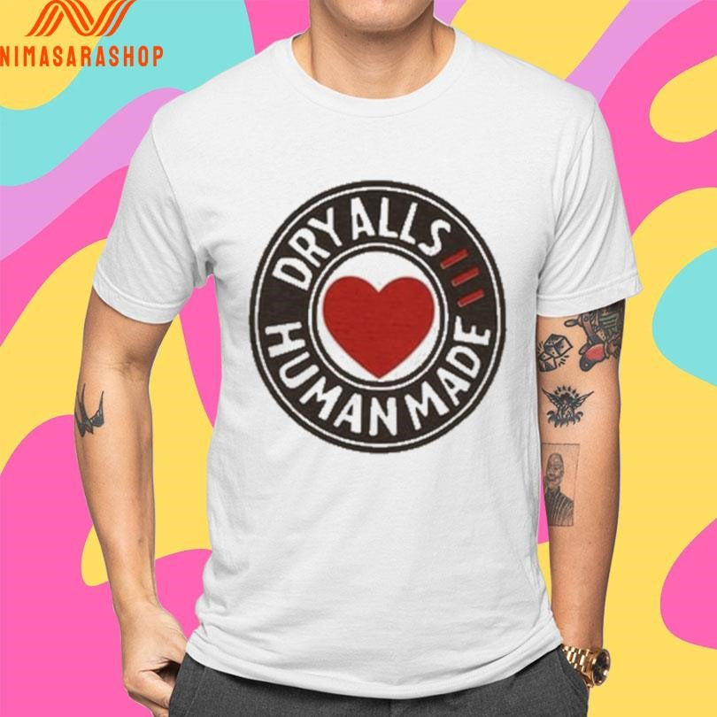 Dry Alls Human Made Heart Logo Shirts