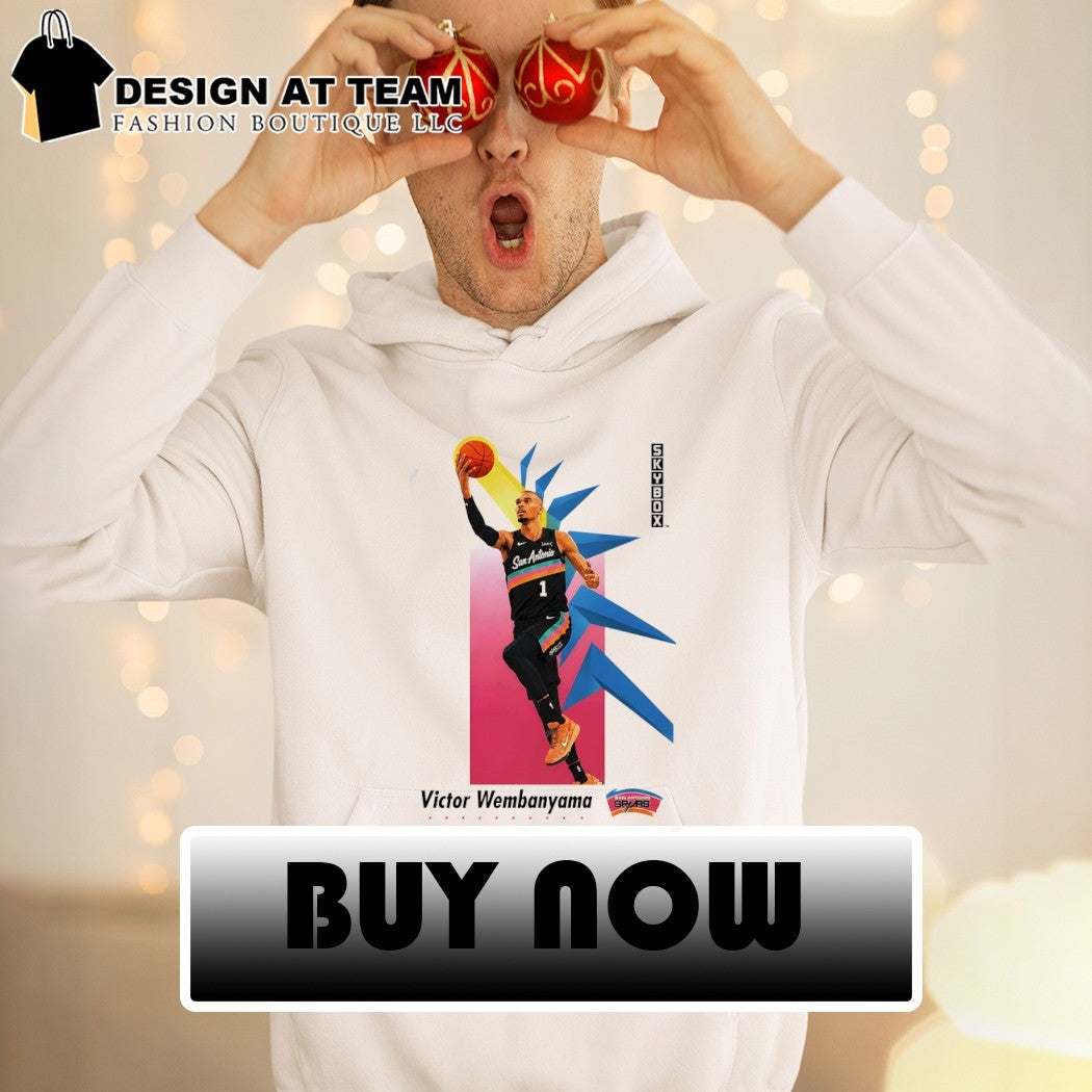 Victor Wembanyama San Antonio Spurs Basketball NBA Skybox 90s style shirt