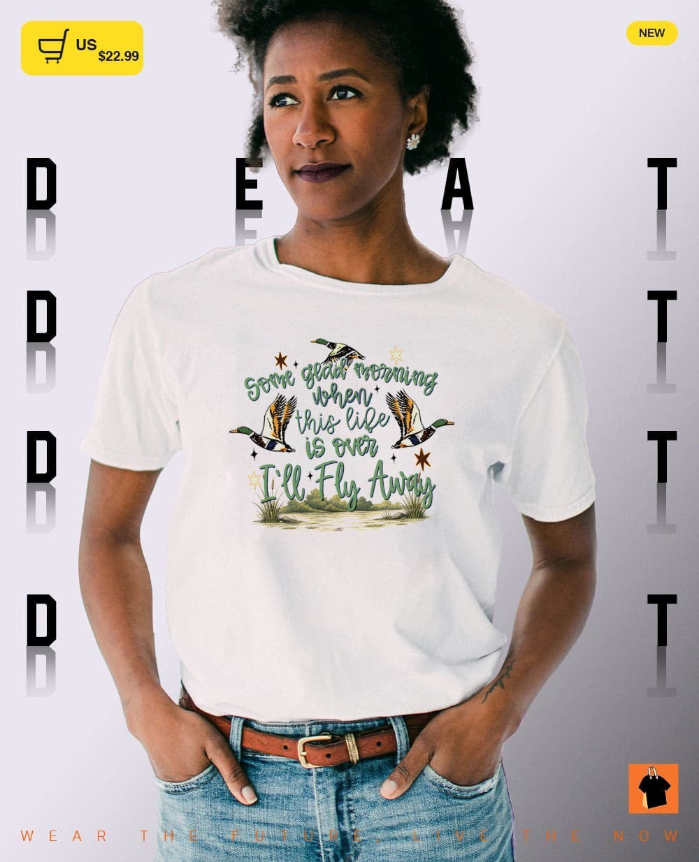 Duck Hunting Religious Quote some glad morning when this life is over I’ll fly away shirt
