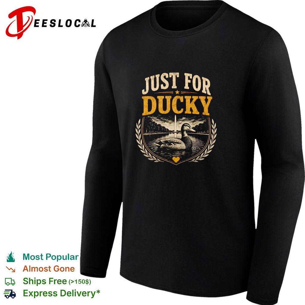 Duck swimming just for ducky Washington Monument shirt