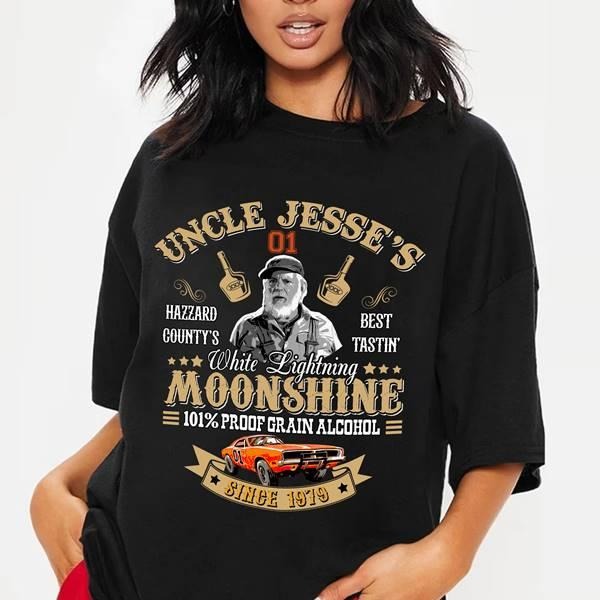 Dukes Of Hazzard Moonshine Dukes of Hazzard Uncle Jesse Shirt Bo and Luke Duke Shirt Dukes of Hazzard Movie Shirt Hoodie...