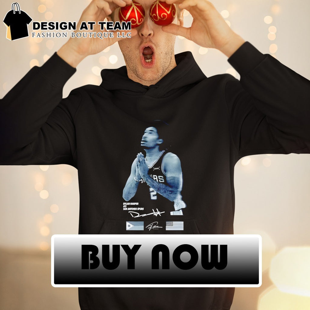 Dylan Harper #2 San Antonio Spurs NBA Basketball signature shirt