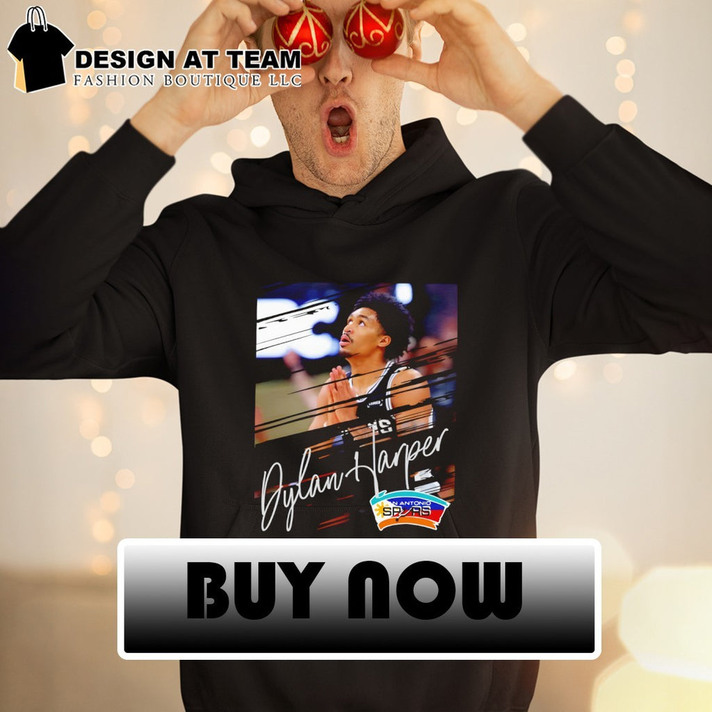 Dylan Harper San Antonio Spurs Basketball NBA Player signature shirt