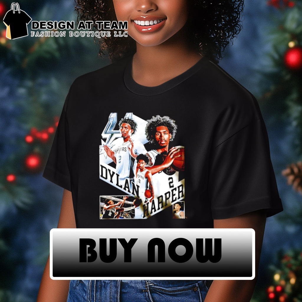 Dylan Harper San Antonio Spurs Basketball Player graphic vintage shirt