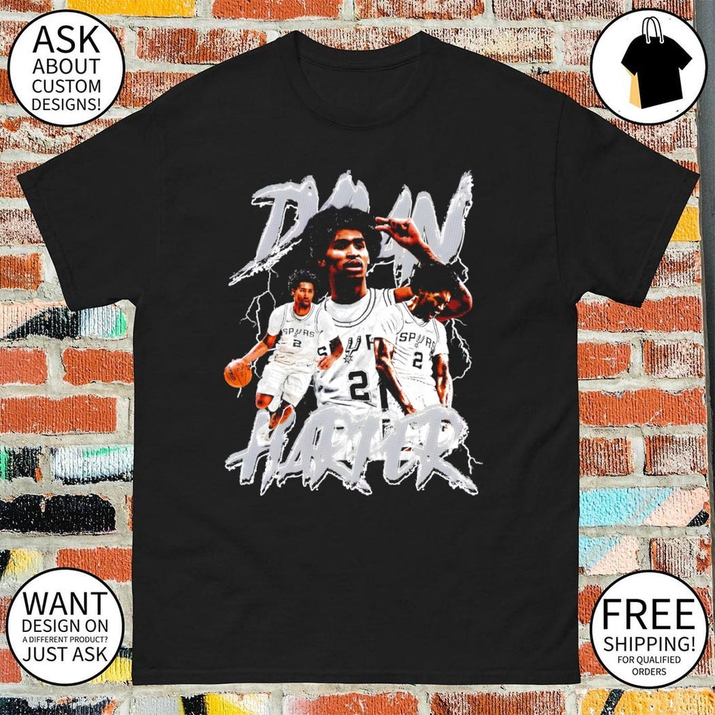 Dylan Harper San Antonio Spurs Basketball Playoffs NBA 2026 graphic vintage shirt